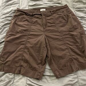 Christopher & Banks‎ Women's Tan Cargo Shorts